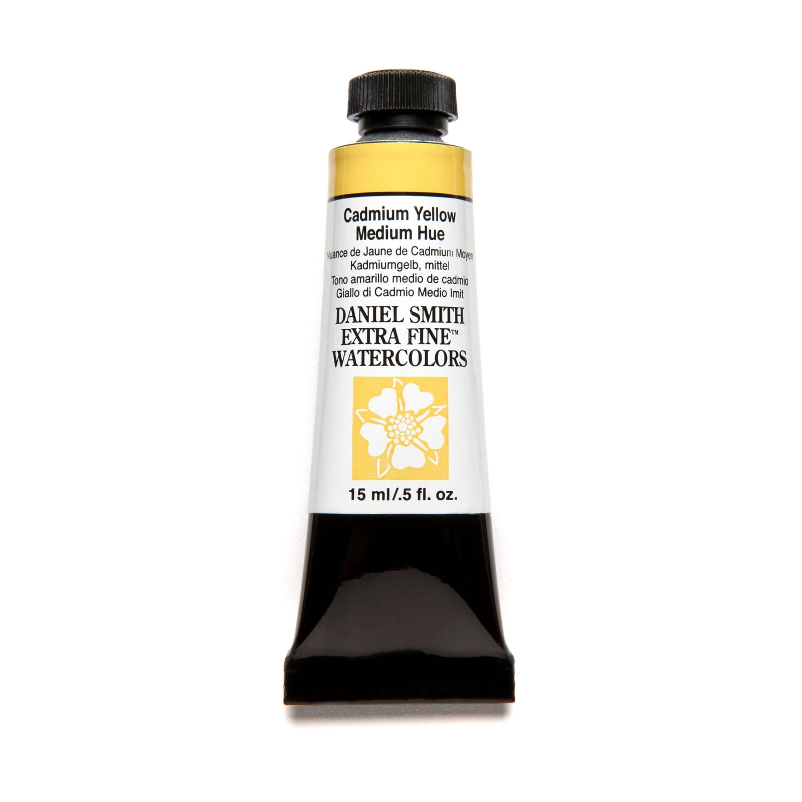 Daniel Smith Extra Fine Watercolor, 15 ml, Cadmium Yellow Medium Hue