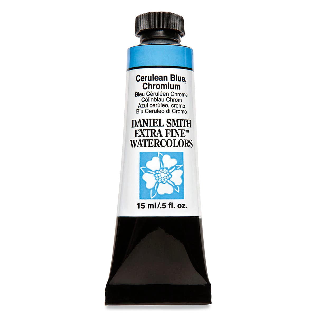 Daniel Smith Extra Fine Watercolor, 15 ml, Cerulean Blue Chromium