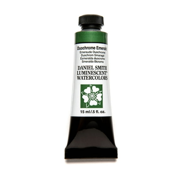 Daniel Smith Extra Fine Watercolor, 15 ml, Duochrome Emerald