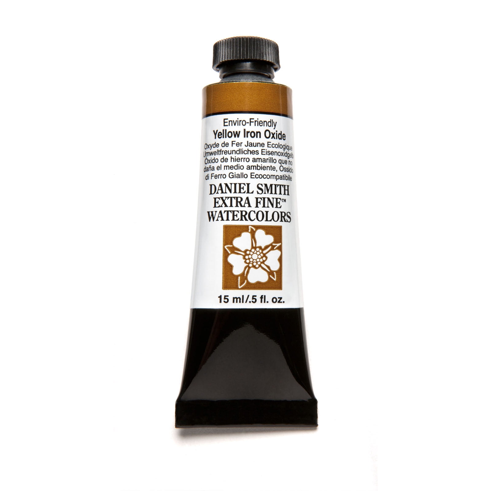 Daniel Smith Extra Fine Watercolor, 15 ml, Environmentally Friendly Yellow Iron Oxide