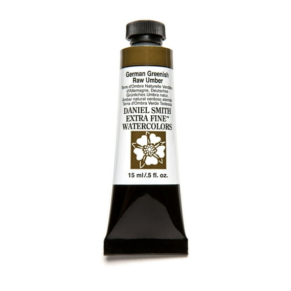 Daniel Smith Extra Fine Watercolor, 15 ml, German Greenish Raw Umber