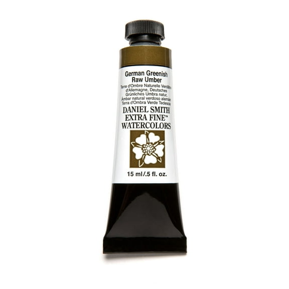 Daniel Smith Extra Fine Watercolor, 15 ml, German Greenish Raw Umber