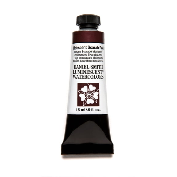 Daniel Smith Extra Fine Watercolor, 15 ml, Iridescent Scarab Red