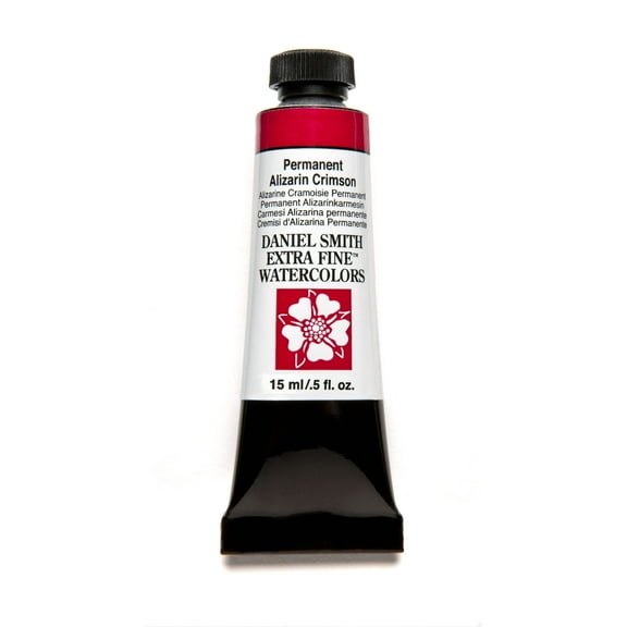 Daniel Smith Extra Fine Watercolor, 15 ml, Permanent Alizarin Crimson