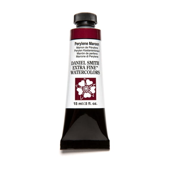 Daniel Smith Extra Fine Watercolor, 15 ml, Perylene Maroon