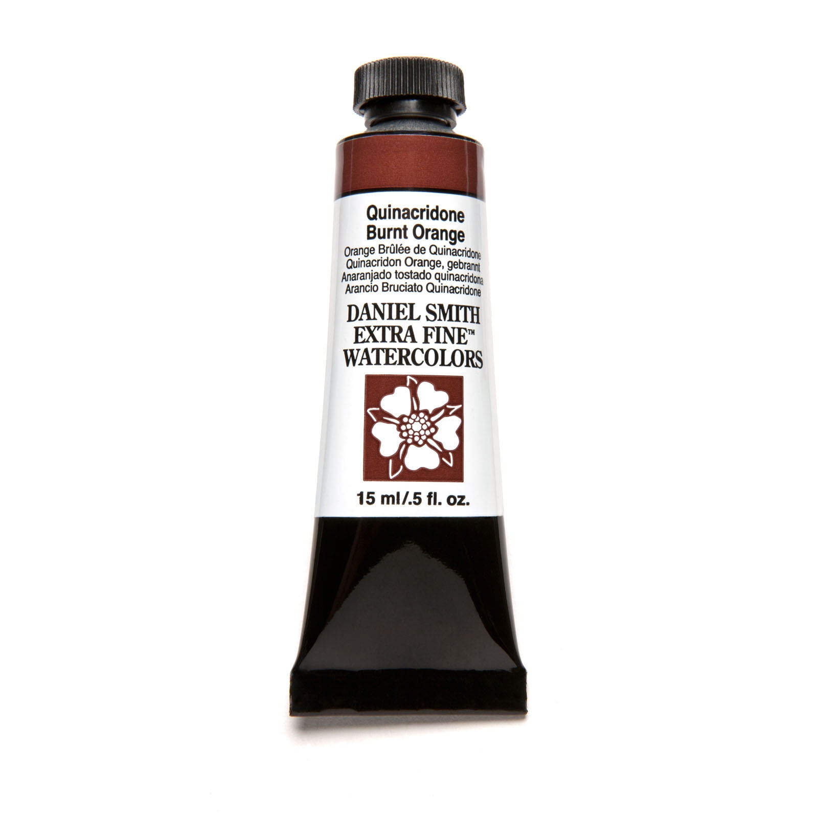 Daniel Smith Extra Fine Watercolor, 15 ml, Quinacridone Burnt Orange
