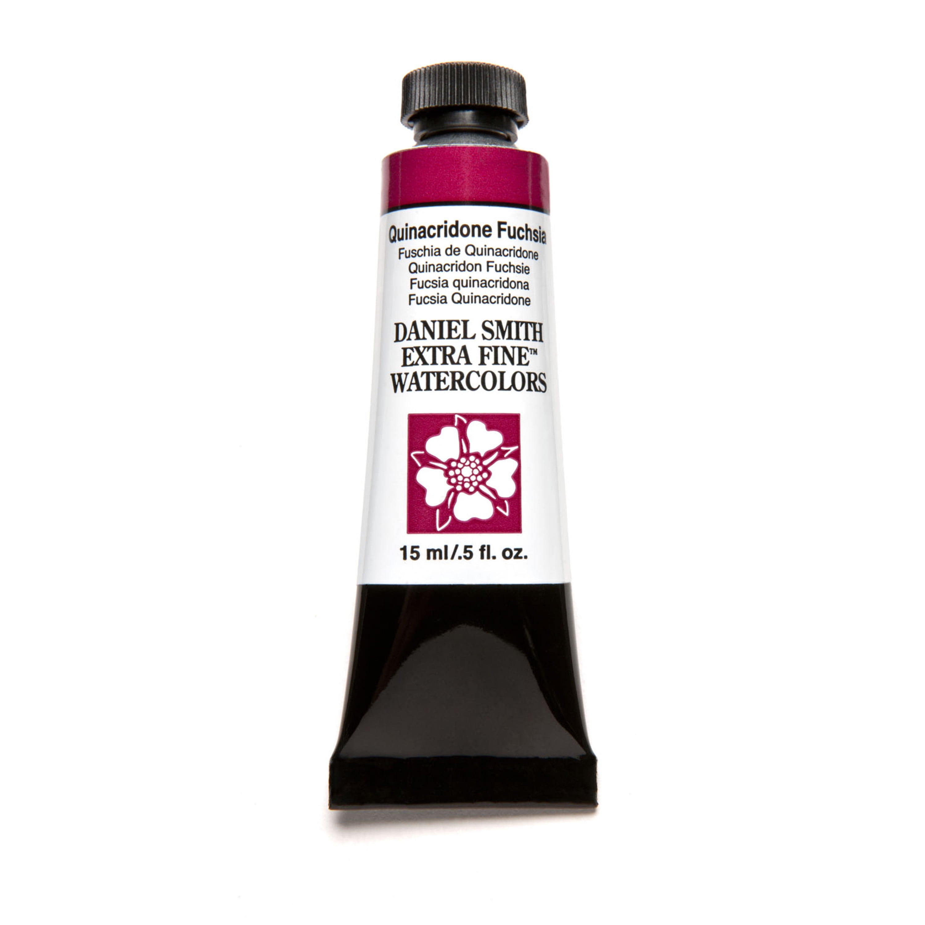 Daniel Smith Extra Fine Watercolor, 15 ml, Quinacridone Fuchsia