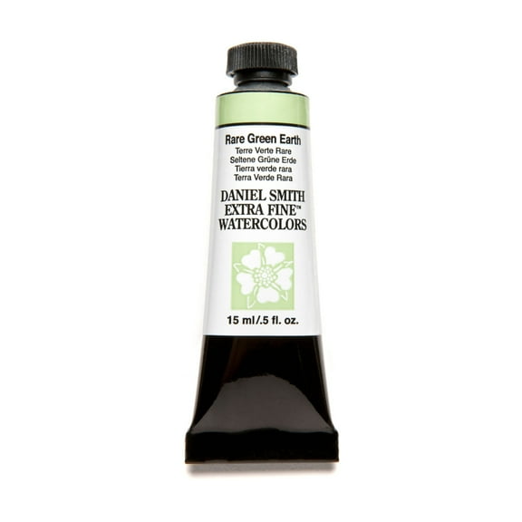 Daniel Smith Extra Fine Watercolor, 15 ml, Rare Green Earth
