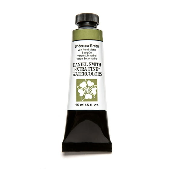 Daniel Smith Extra Fine Watercolor, 15 ml, Undersea Green
