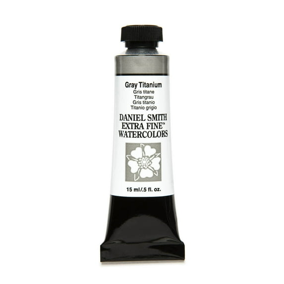 Daniel Smith Extra-Fine Watercolor, 15ml, Gray Titanium