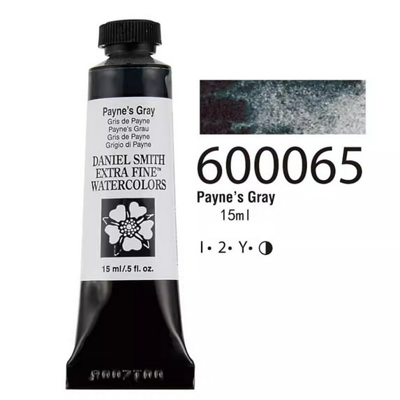 Daniel Smith Extra Fine Watercolor 15ml Paint Tube,Professional Art Supplies for Adults, Artists & Hobby,600065