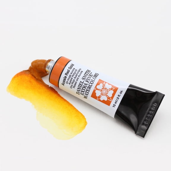 Daniel Smith Extra-Fine Watercolor, 15ml Tube, Aussie Red Gold