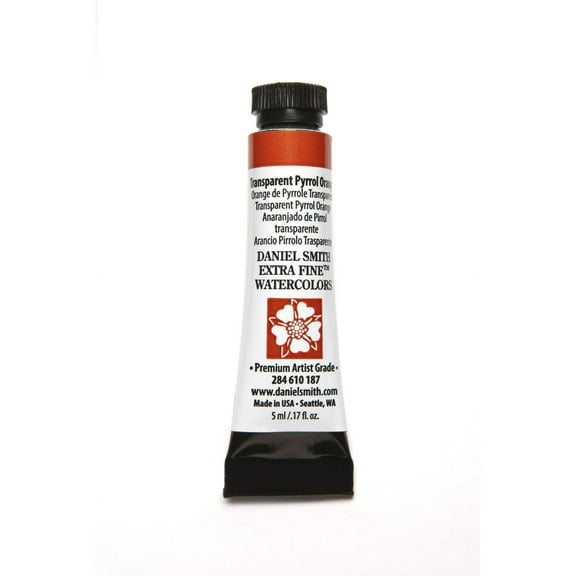 Daniel Smith Extra Fine Watercolor, 5 ml, Transparent Pyrrol Orange
