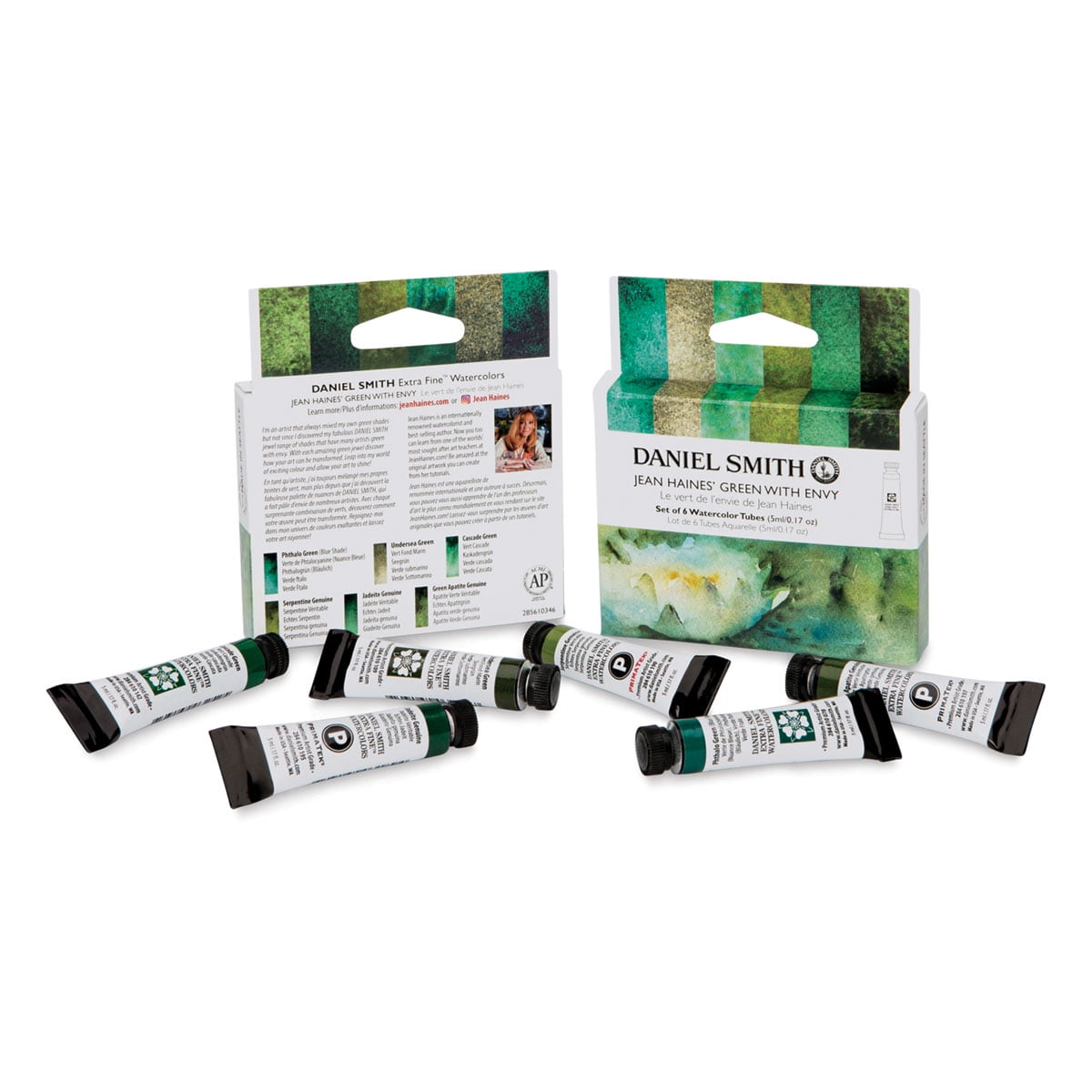 Daniel Smith Jean Haines' Green With Envy Watercolor Set, 6 Tubes