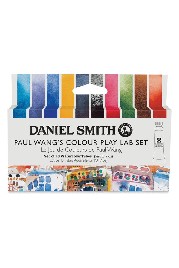 Extra Fine Watercolor - Set of 10, Paul Wang's Color Play Lab, 5 ml Tubes