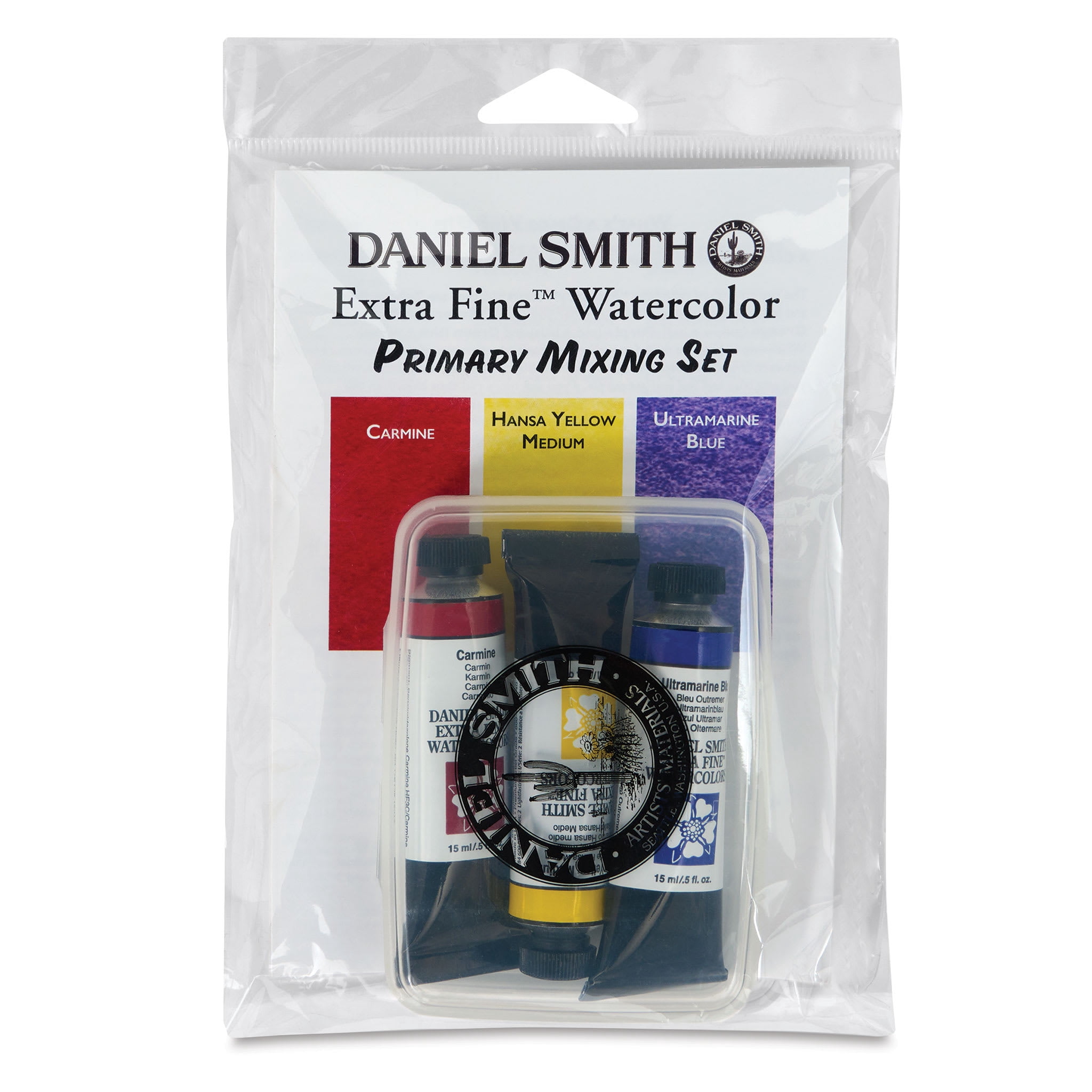 Daniel Smith Extra Fine Watercolor - Set of 3 with Box, Primary Mixing, 15 ml Tubes