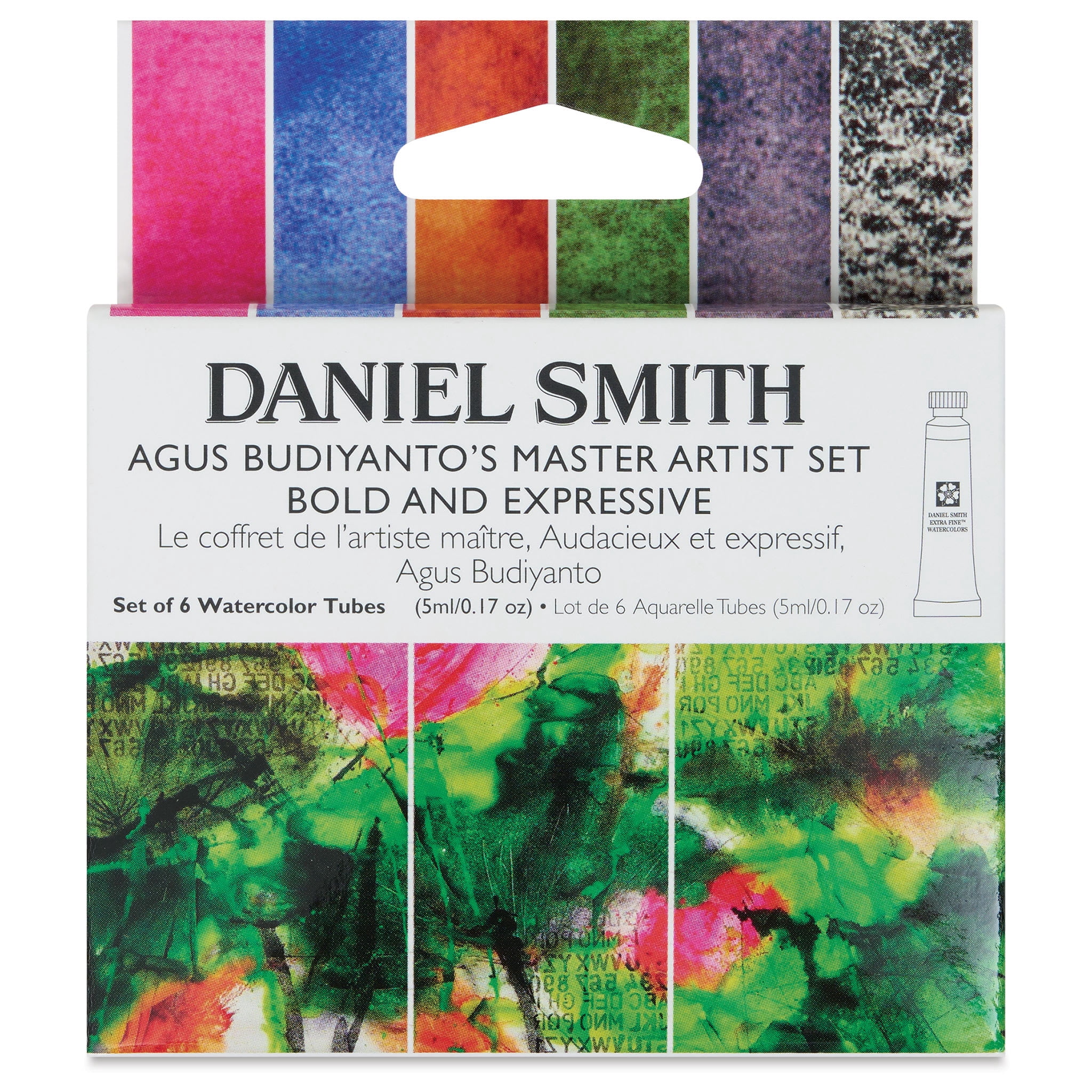 Daniel Smith Extra Fine Watercolor - Set of 6, Agus Budiyanto Master Artist Bold and Expressive, 5 ml Tubes