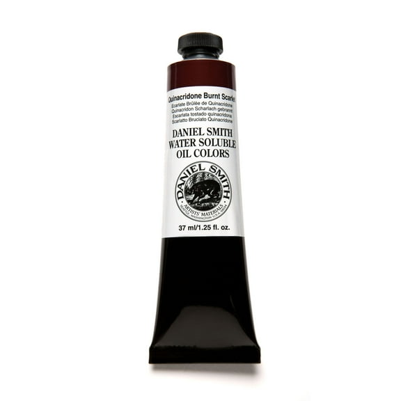 Daniel Smith Water-Soluble Oil Color, 37ml Tube, Quinacridone Burnt Scarlet