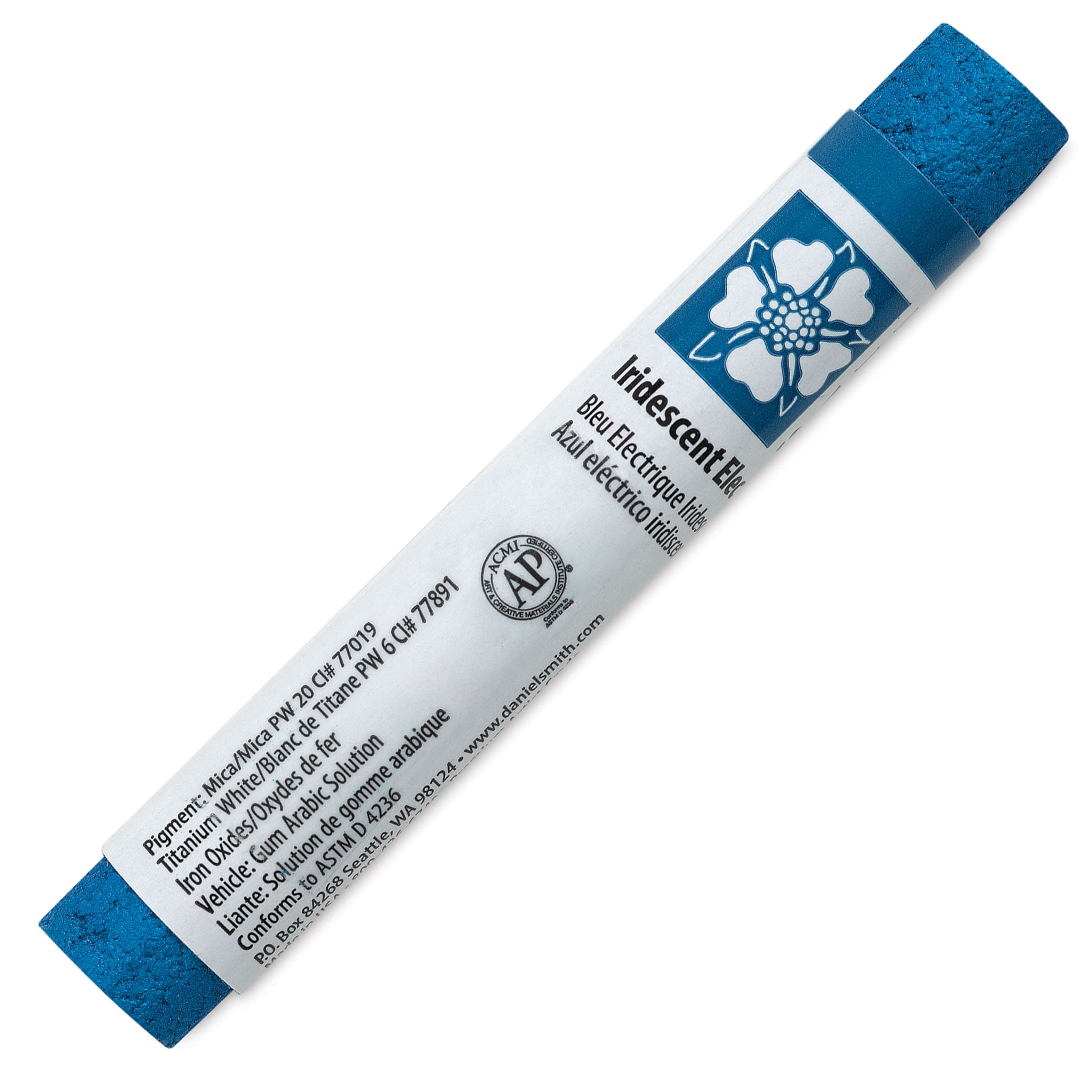 Daniel Smith Watercolor Paint – Iridescent Electric Blue, 5ml Tube, Series 1, Transparent & Granulating