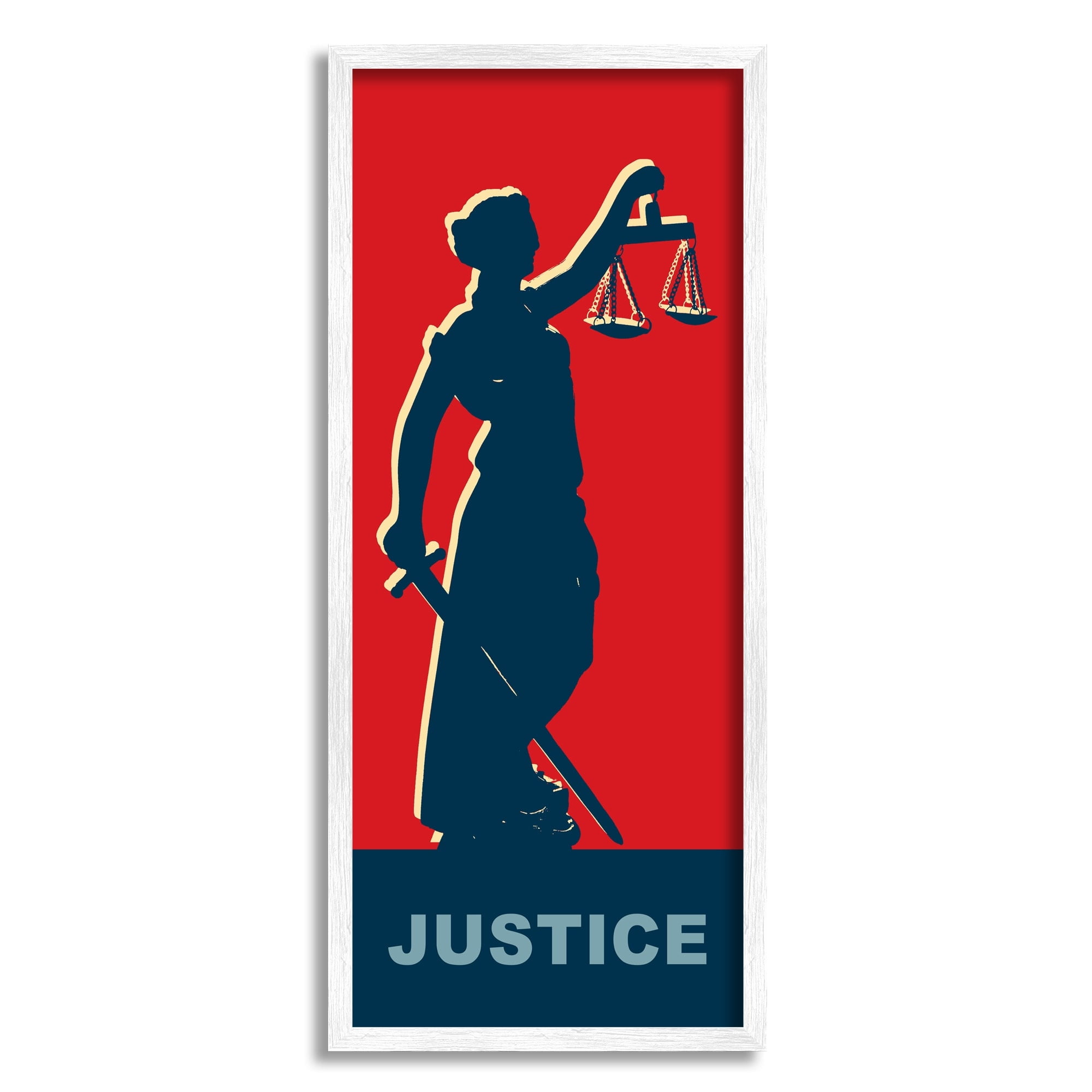 Stupell Industries " Lady Justice Allegorical Personification Greco-Roman Mythology " by Daniel Sproul