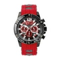 thumbnail image 1 of Daniel Steiger Men's Adventurer Red Sports Watch & Sunglasses Matching Set - Silicone Watch Strap - Quartz Chronograph Movement - Water Resistant - Gift Case Included, 1 of 4
