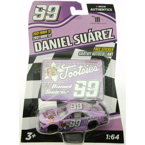 Daniel Suarez ~ Tootsies Car ~ NASCAR Authentics ~ Die Cast 1:64 Scale