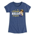 thumbnail image 1 of Daniel Tiger - A Royal Hello - Girls Toddler and Youth Fitted Short Sleeve Tee, 1 of 4