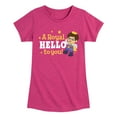 thumbnail image 1 of Daniel Tiger - A Royal Hello - Girls Toddler and Youth Fitted Short Sleeve Tee, 1 of 4