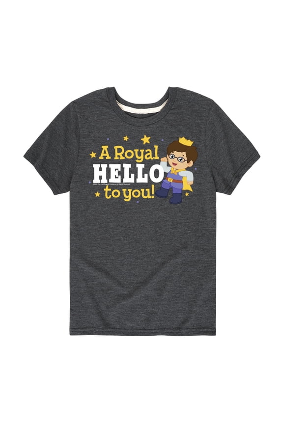 - A Royal Hello Short Sleeve Graphic T-Shirt