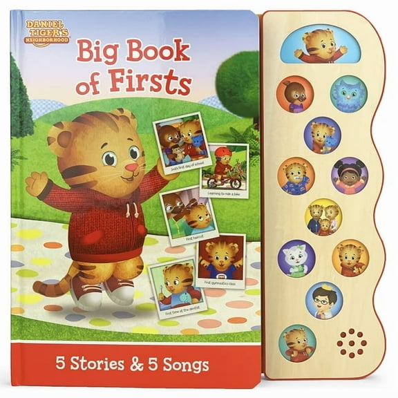 Daniel Tiger Big Book of Firsts: 5 Stories & 5 Songs, (Board Book)