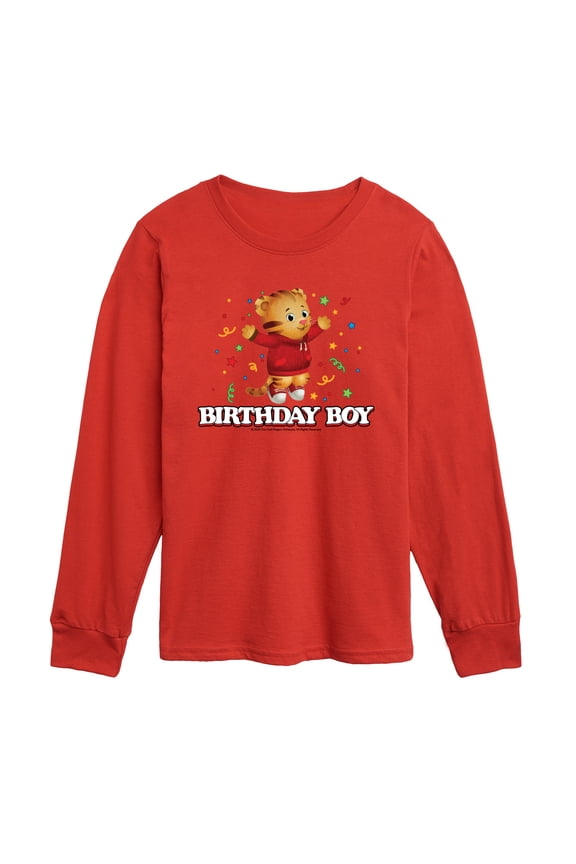 Daniel Tiger - Birthday Boy - Toddler Long Sleeve Graphic T-Shirt