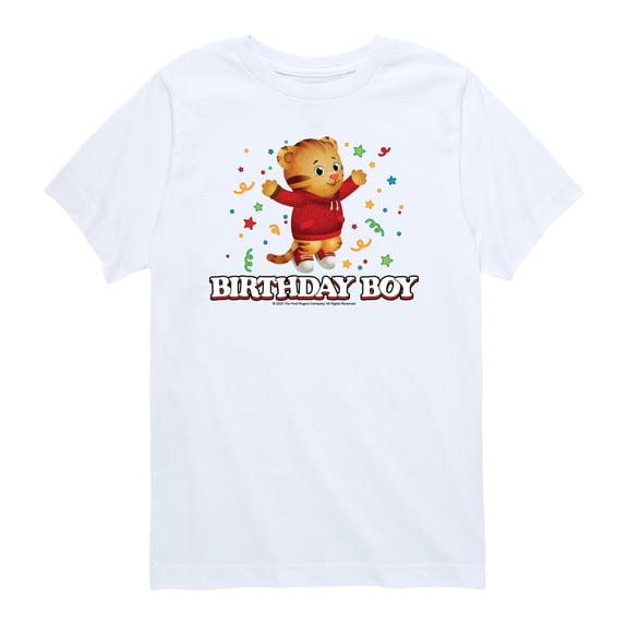 Daniel Tiger - Birthday Boy - Toddler Short Sleeve Graphic T-Shirt