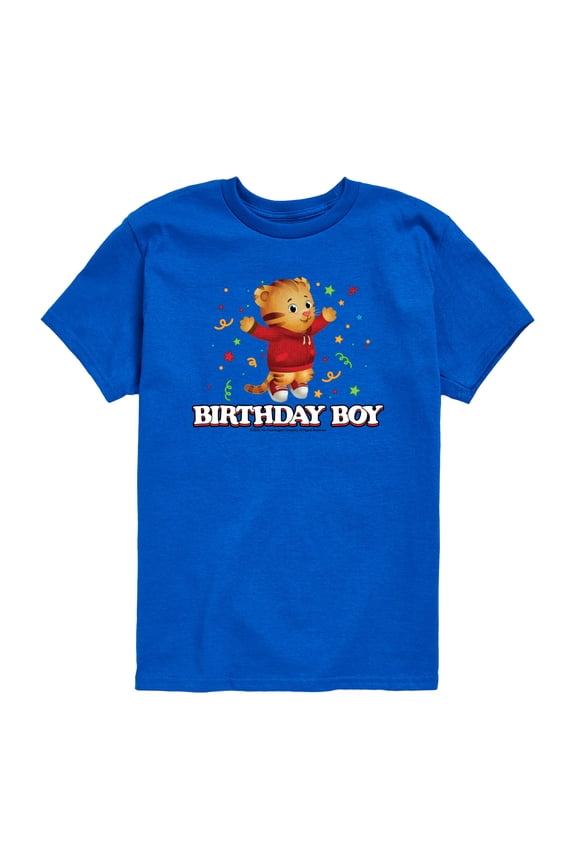 Daniel Tiger - Birthday Boy - Toddler Short Sleeve Graphic T-Shirt