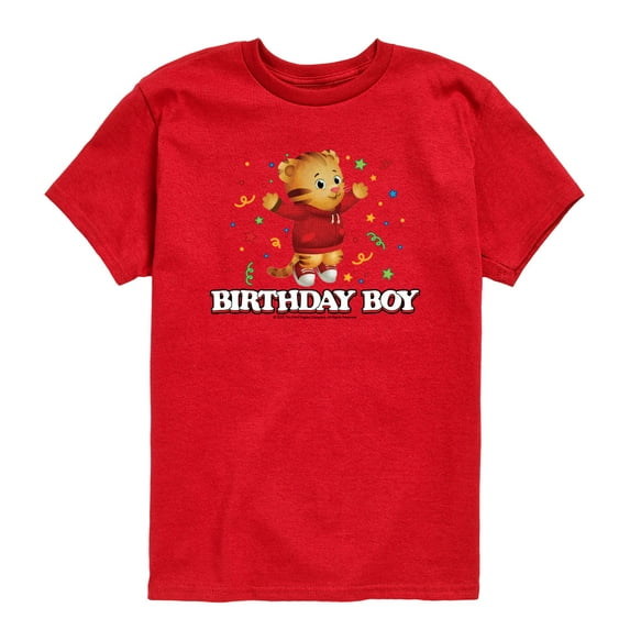 Daniel Tiger - Birthday Boy - Toddler Short Sleeve Graphic T-Shirt