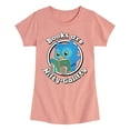 thumbnail image 1 of Daniel Tiger - Books Are A Hoot - Girls Toddler and Youth Fitted Short Sleeve Tee, 1 of 4