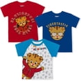 thumbnail image 1 of Daniel Tiger Boys 3 Pack Character Short Sleeve Tees, Toddler, 1 of 4
