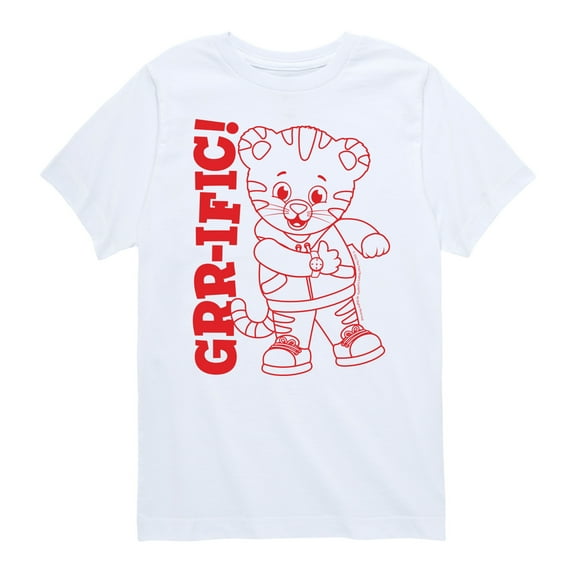 Daniel Tiger - Daniel Line Art - Youth Short Sleeve T-Shirt