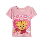 Daniel Tiger Girls Short Sleeve Tee (Toddler) DTST028