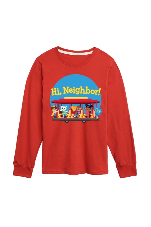Daniel Tiger - Group Hi Neighbor - Kids Long Sleeve T-Shirt