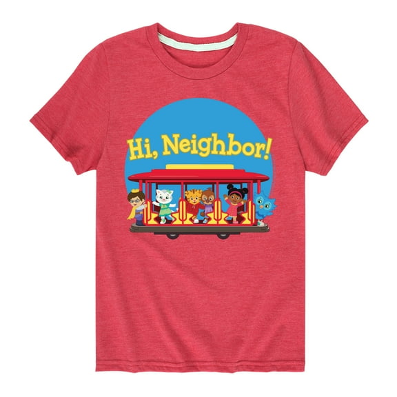Daniel Tiger - Group Hi Neighbor - Youth Short Sleeve T-Shirt