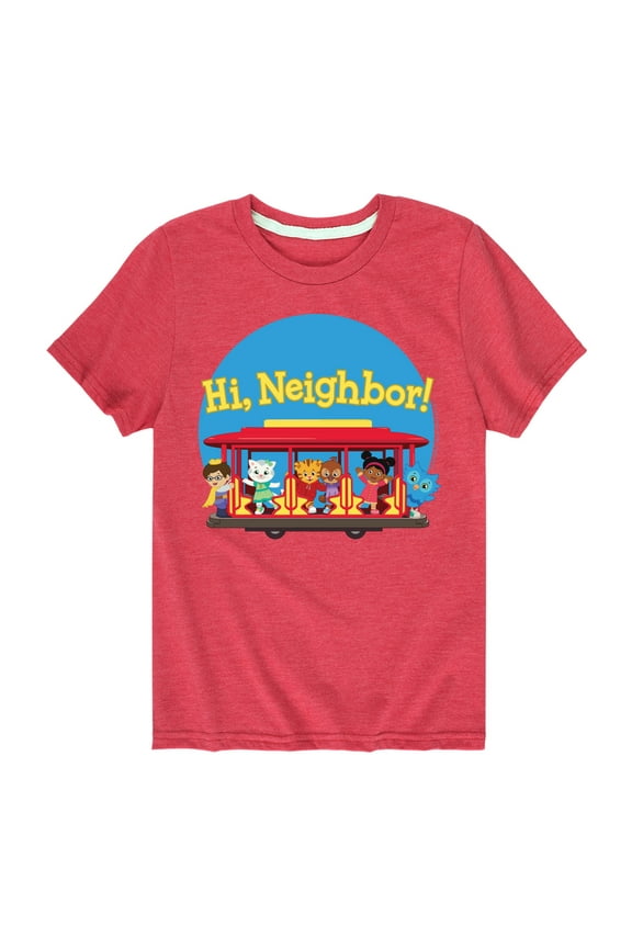 Daniel Tiger - Group Hi Neighbor - Youth Short Sleeve T-Shirt