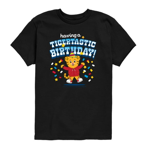 Daniel Tiger - Having A Tigertastic Birthday - Toddler Short Sleeve Graphic T-Shirt