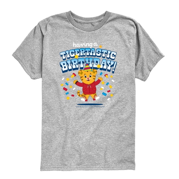 Daniel Tiger - Having A Tigertastic Birthday - Toddler Short Sleeve Graphic T-Shirt