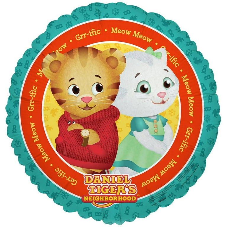 Disney Daniel Tiger's Neighborhood Plate Cup Cake Topper Balloon Party  Supplies Favor Decor Tableware Birthday Kids Novelty Toys