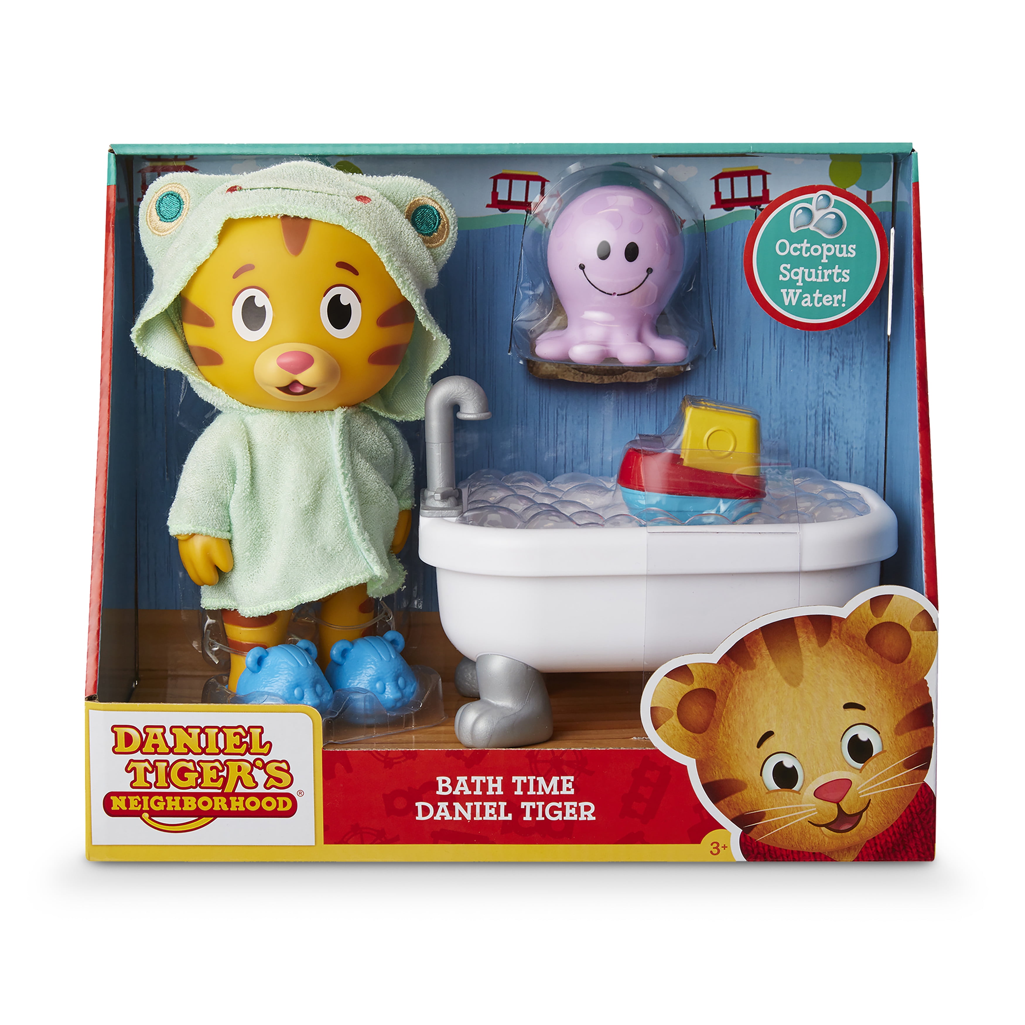Daniel Tiger's Neighborhood Bath Time Daniel Action Figure for Child 3+ - Walmart.com