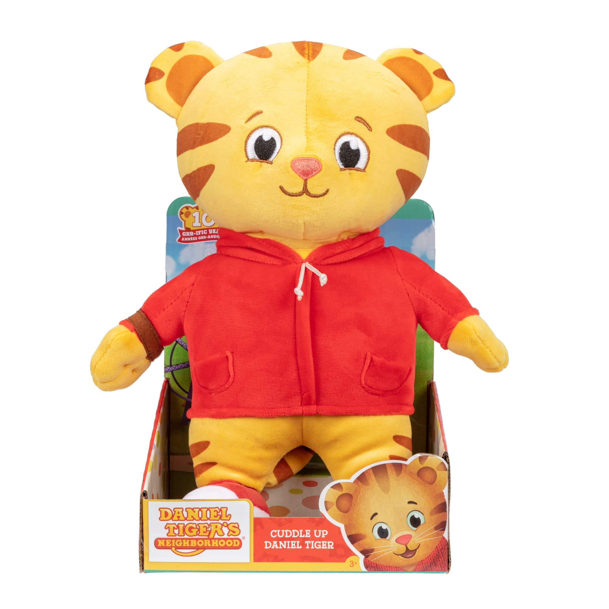 Daniel Tiger's Neighborhood Cuddle up Daniel 10th Anniversary Plush Toy for Child 3+