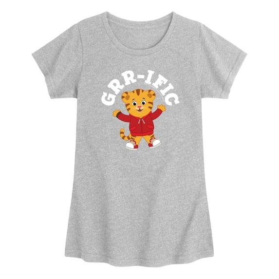 Daniel Tiger's Neighborhood - Grr-ific Daniel - Toddler Girls Fitted Short Sleeve T-Shirt