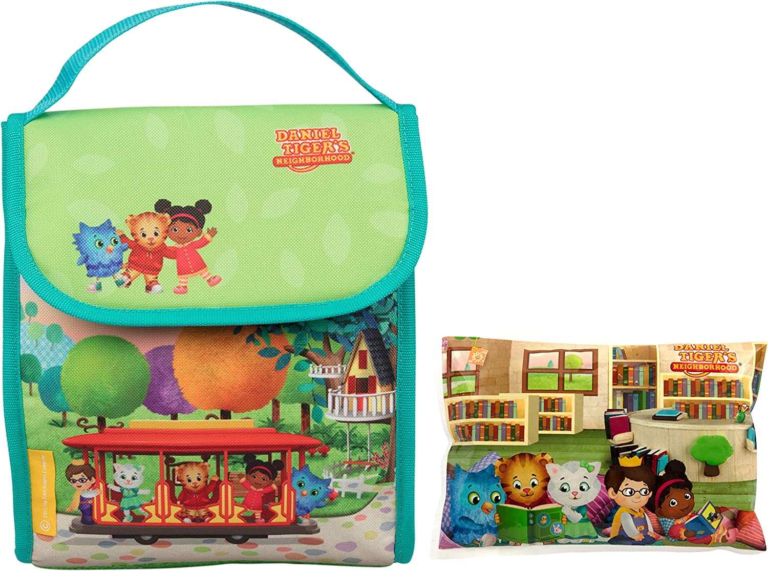 Daniel Tiger s Neighborhood Insulated Durable Lunch Bag Tote Kit with Ice Pack Trolley Walmart Business Supplies