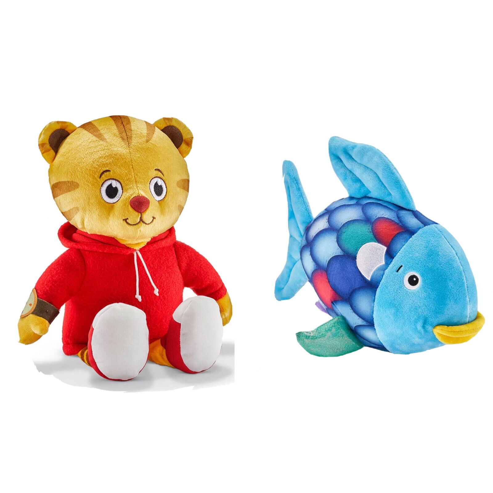 Daniel Tiger's Neighborhood Rainbow Blue Fish Set Plush Dolls 12