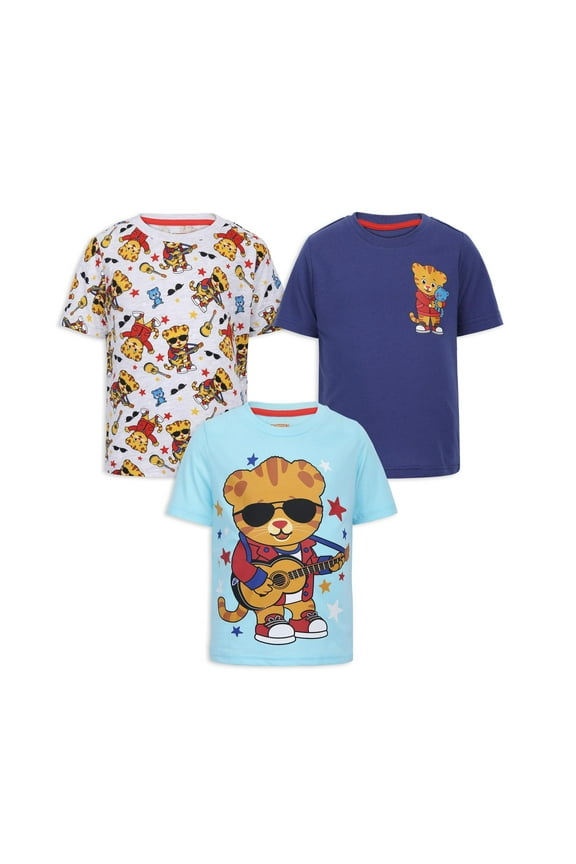 Short Sleeve T-Shirt (Boys), 3 Pack, Sizes 2T-7